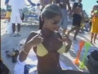 Why would this suntanned babe need her bikini if she is willing to demonstrate her cute firm boobs to everybody?!