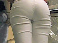 If you like yummy butts in white hot pants as much as I do, then you'll definitely love this compilation! Incredibly hot!