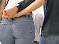 Wanna see a really hot booty in denim hot pants? I bet you do, and who doesn't? Then my latest video is what you need!