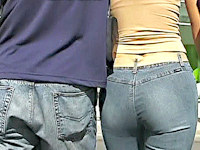 Best butt in jeans I shot so far! Maybe I just prefer skinny girls. You take a look and decide weather you like her ass