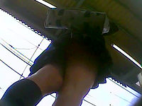 The hot schoolgirl in stockings got her upskirt view recorded so click here and enjoy these fresh up the skirt views!