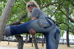 Jeans outdoors