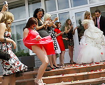 Oops! weddings upskirts