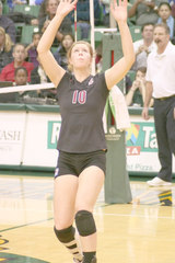 Hot cameltoe action at a volleyball game
